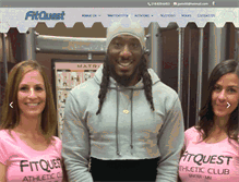 Tablet Screenshot of fitquestathleticclub.com